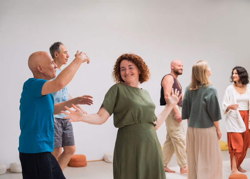 Dance in a Tantra seminar in Frankfurt